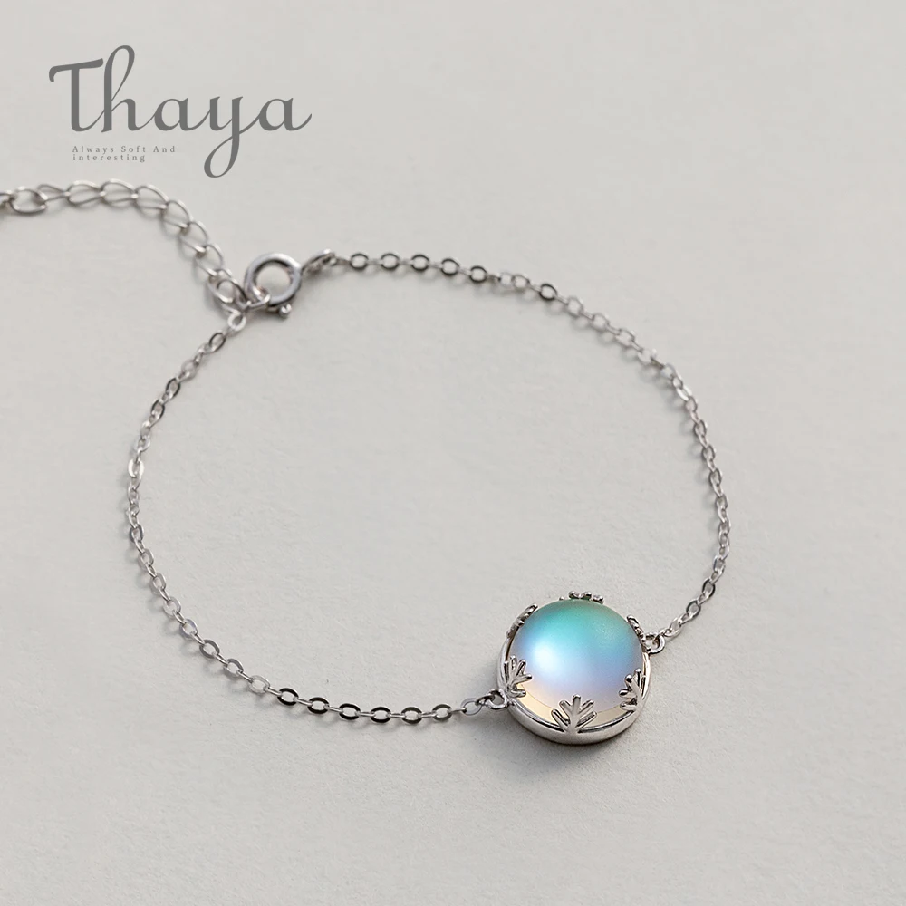Thaya Aurora женские браслеты s925 серебро Градиент Кристалл браслет волшебный женский Простой Элегантный изысканные ювелирные изделия дружбы