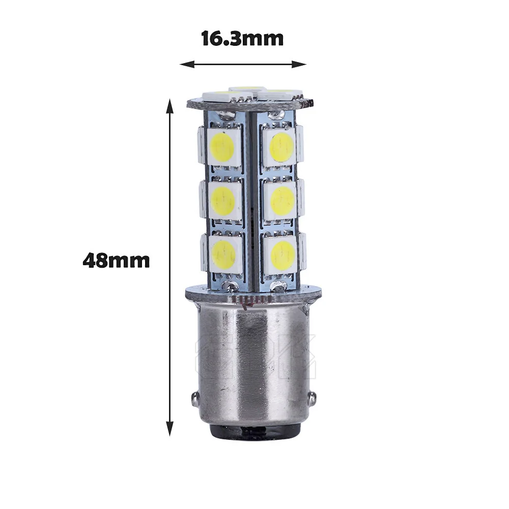 10 шт. 1156 BA15S 1142 BA15D 18SMD 5050 LED интерьер 1157 лампа трейлер замена светодиодные лампы