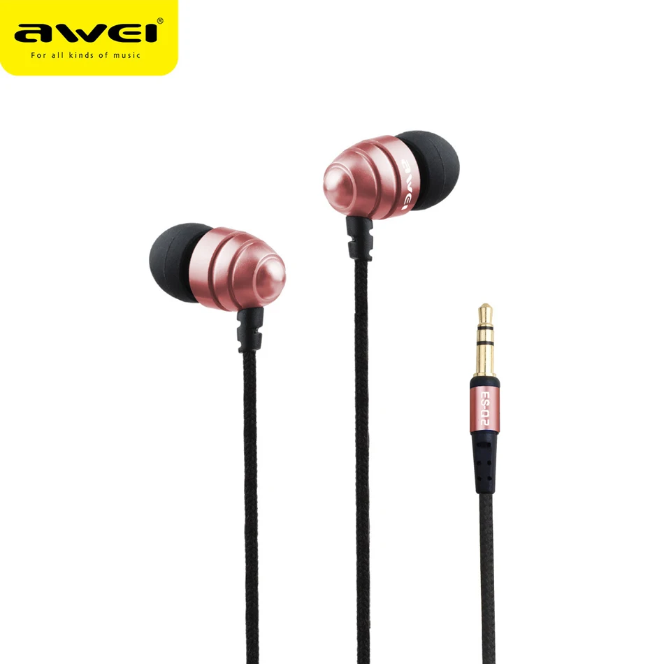 AWEI Проводные стереонаушники и наушники-вкладыши для телефона iPhone samsung Kulakl K Auriculares