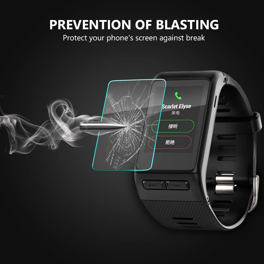 0 26 мм ультра тонкий протектор экрана из закаленного стекла для Garmin Vivoactive HR|Защита