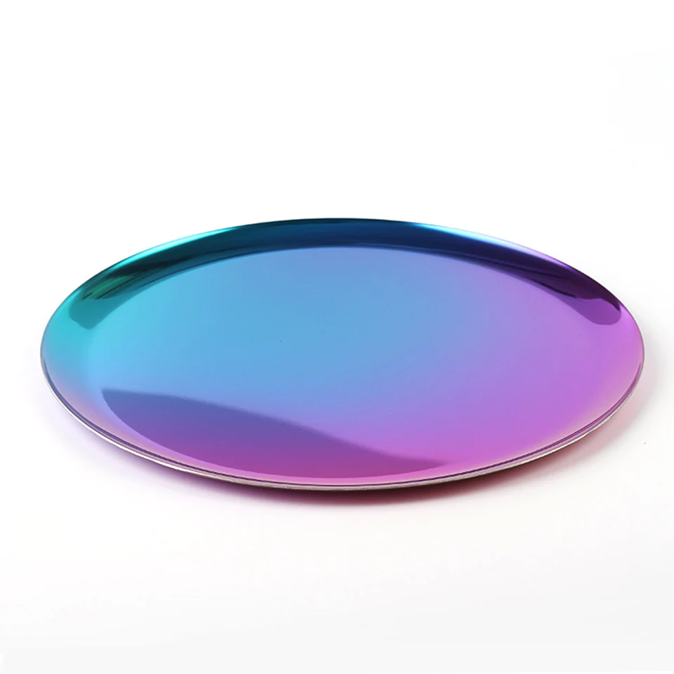 organizer tray 3 Msjo лотки Decorati в скандинавском стиле Круглый ювелирный металлический для хранения Снэк Лоток Металлический Золотой Декор домашний макияж Органайзер - Цвет: organizer tray 3