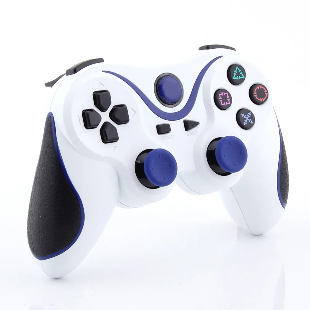 Синий плюс белый беспроводной Bluetooth Sixaxis контроллер для Sony PS3 консоли игры|bluetooth