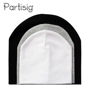 Шапка детская, хлопковая, однотонная, зимняя