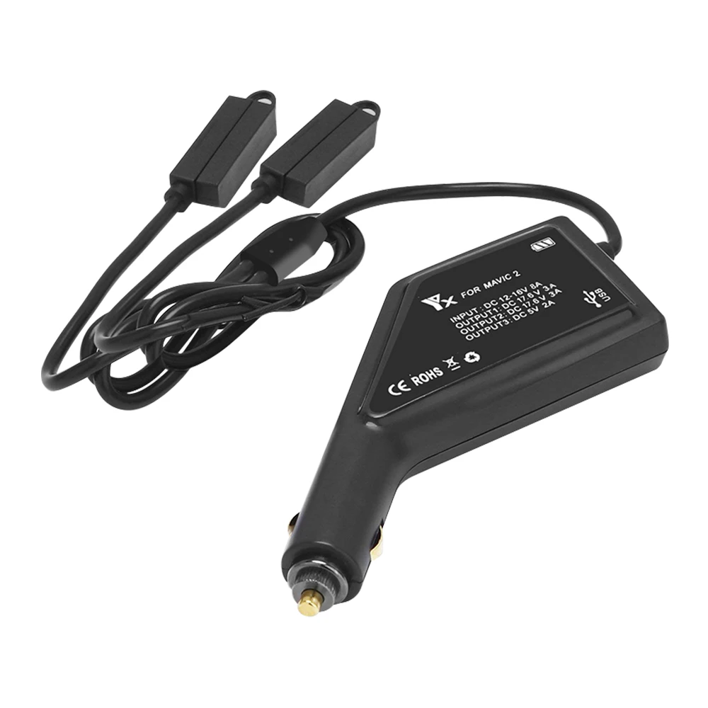 Автомобильное зарядное устройство 3 в 1 для DJI Mavic 2 Pro Zoom Flight Battery дистанционное