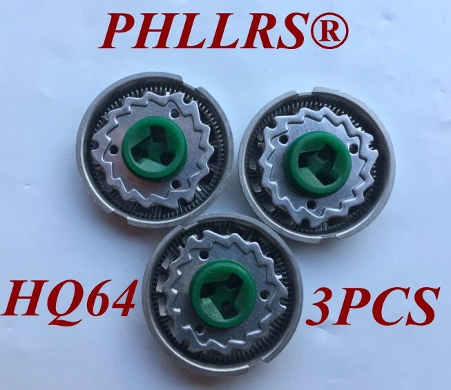 Сменные головки для бритвы PHILIPS HQ64 3 шт. HQ7320 HQ7340 HQ7380 HQ7360 HQ7390 HQ7110 HQ7120 HQ7140 PT710 PT715|razor