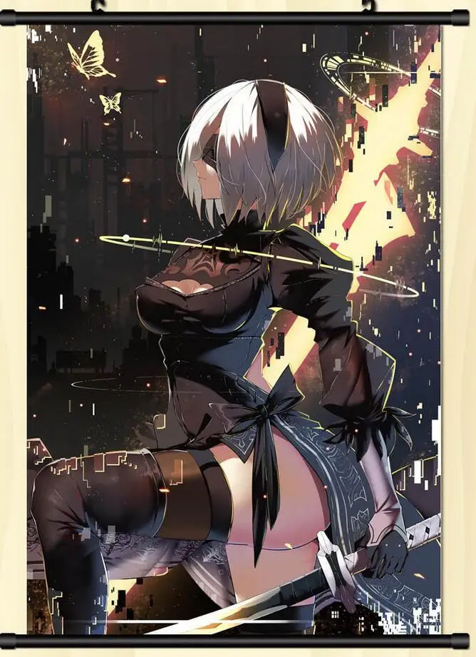 Японское аниме NieR: автоматический домашний Декор настенный постер Рисование