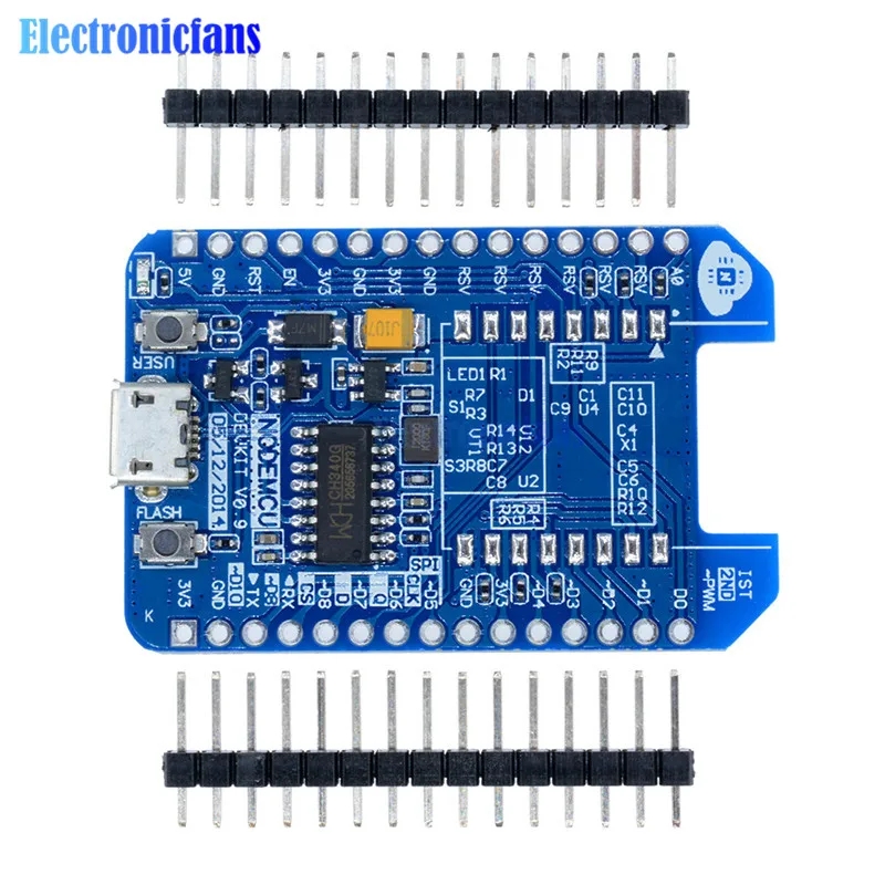 ESP8266 Φ CH340 CH340G плата адаптера Интернета вещей с Wi-Fi совместимая разработки NodeMcu для