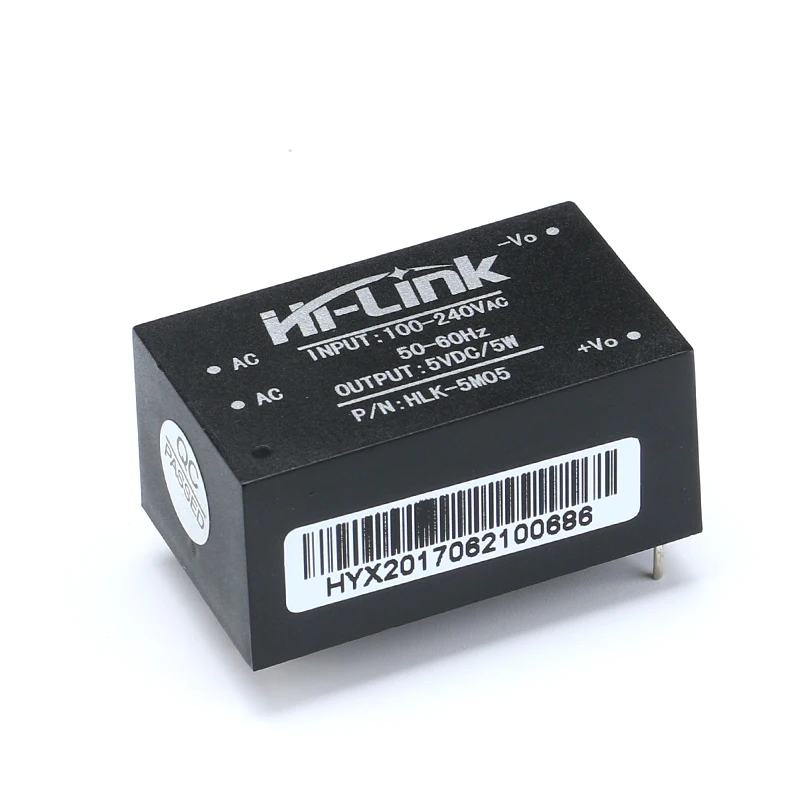 2 шт. HLK-5M05 HLK-5M12 5 Вт AC-DC 220 В до 5 В 12 в модуль питания преобразователь Интеллектуальный понижающий модуль переменного тока в постоянный с низкой пульсацией