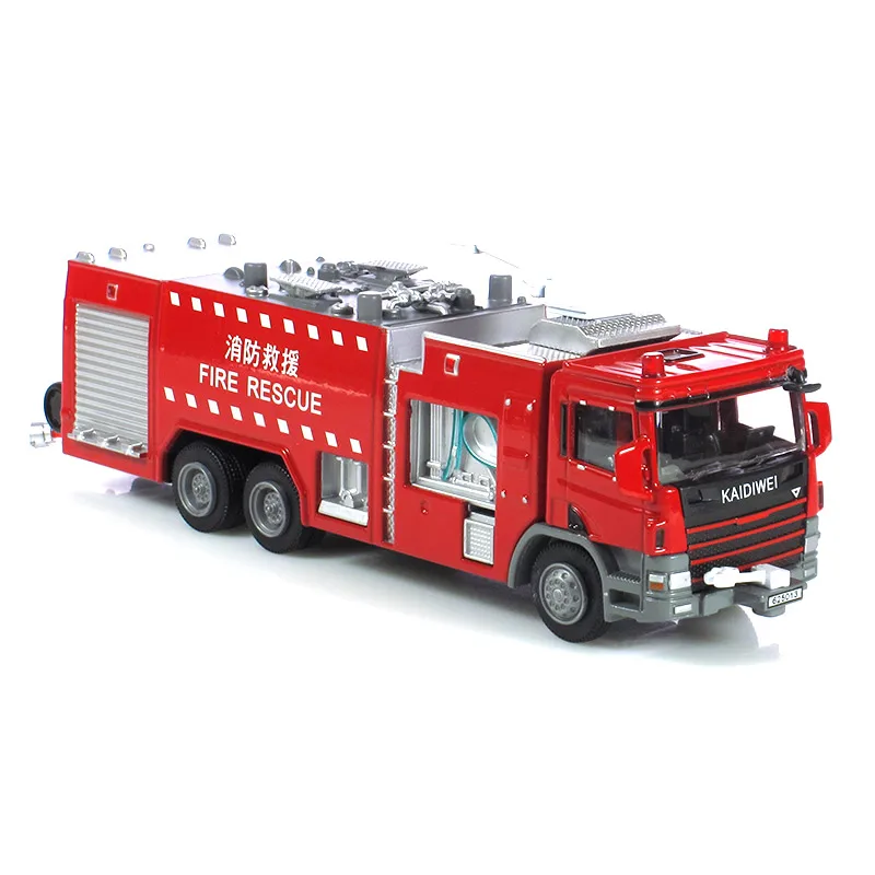 KAIDIWEI 1:50 пожарная игрушка автомобиль пожарные двигатели резервуар для воды