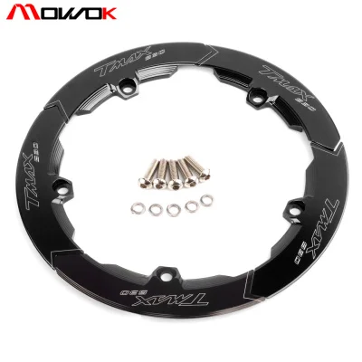 Мотоцикл CNC алюминиевый трансмиссионный ремень крышка шкива для YAMAHA TMAX 530 SX DX tmax 530