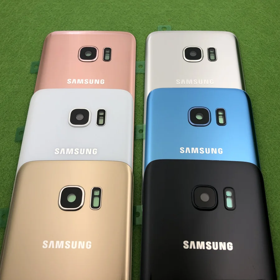 Оригинальная задняя крышка батарейного отсека, стеклянный корпус для samsung GALAXY S7 Edge G935, SM-G935F, задняя крышка батарейного отсека, Задняя стеклянная крышка+ Инструменты