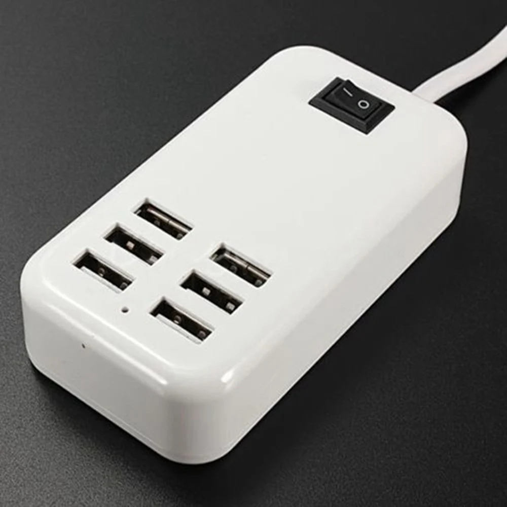 Зарядное устройство для телефона с 6 USB портами 25 Вт 5 А|Зарядные устройства
