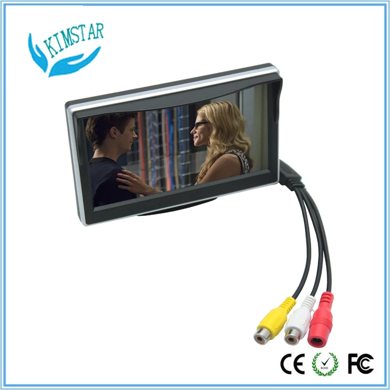 5 дюймов TFT цветной ЖК экран Датчик парковки видео монитор автомобильный