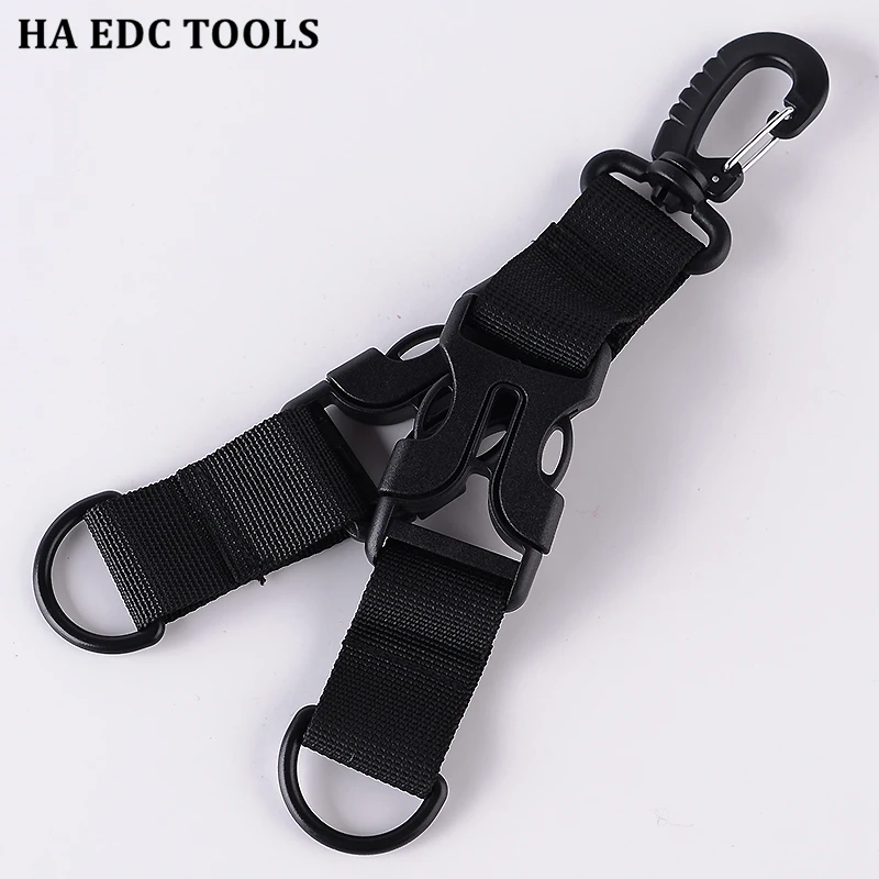 EDC наружный Тактический нейлоновый ремень крюк для рюкзака Многофункциональный