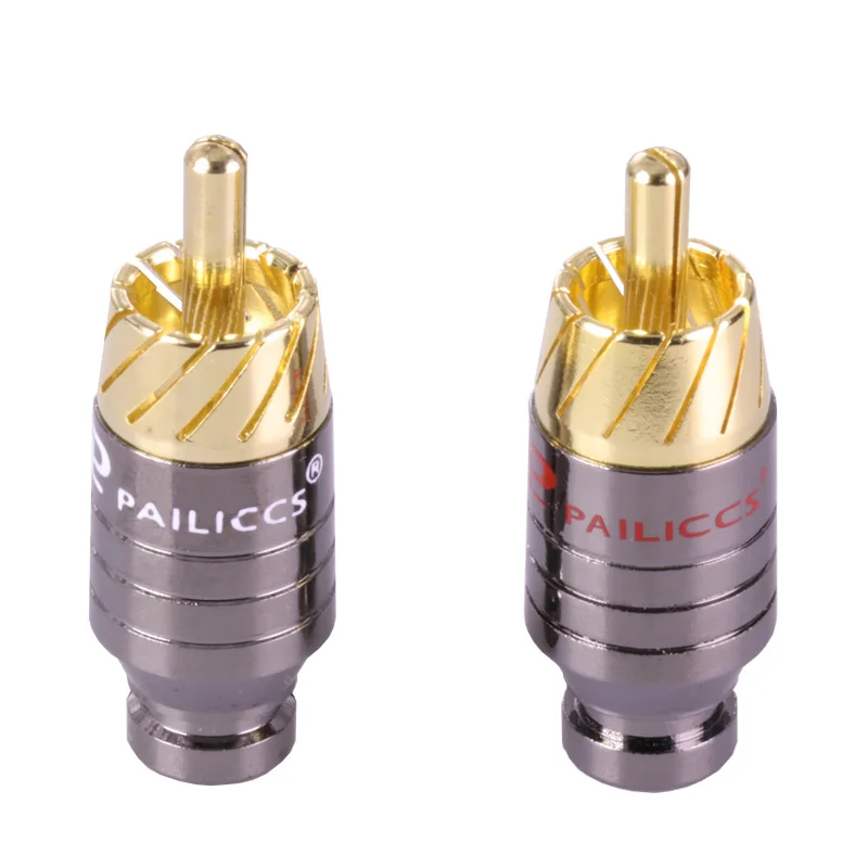 100 шт./50 пара Роскошные пайки RCA PlugJack ConnectorSpeaker аудио Выход/Вход адаптер