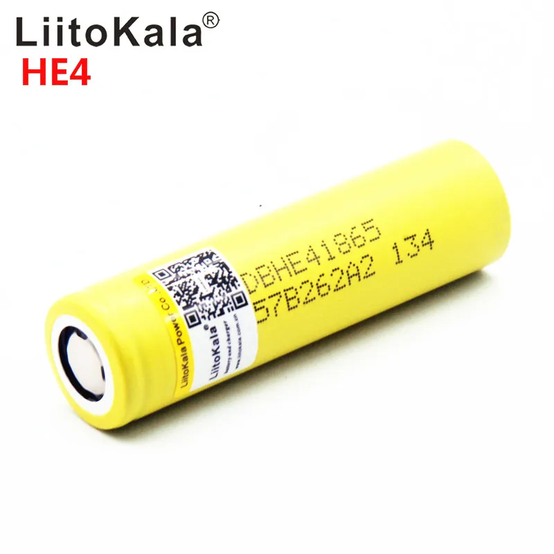 Аккумуляторная литий-ионная батарея LiitoKala HE4 18650 3 6 В 2500 мА · ч | Электроника