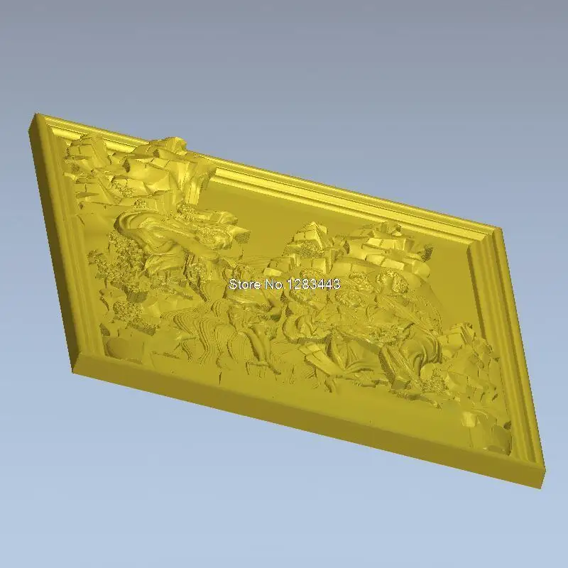 Высококачественная новая 3D модель для ЧПУ резная фигурка скульптурная машина в