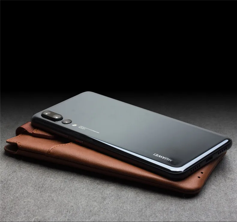 QIALINO чехол ручной работы для huawei P20 Pro, роскошный чехол из натуральной кожи со слотом для карт, чехол для телефона P20 Pro, для 6,1 дюймов