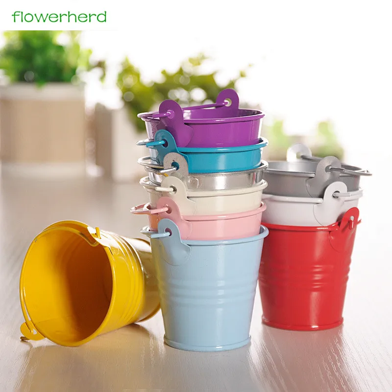 10 шт. Мини жестяная тарелка металлическое ведро глазурь картофель фри оловянные