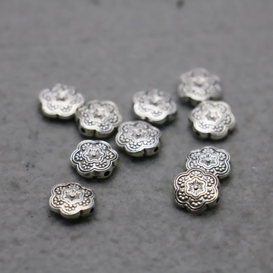 Фурнитура для изготовления ювелирных изделий цветы металлические детали 5 шт. |