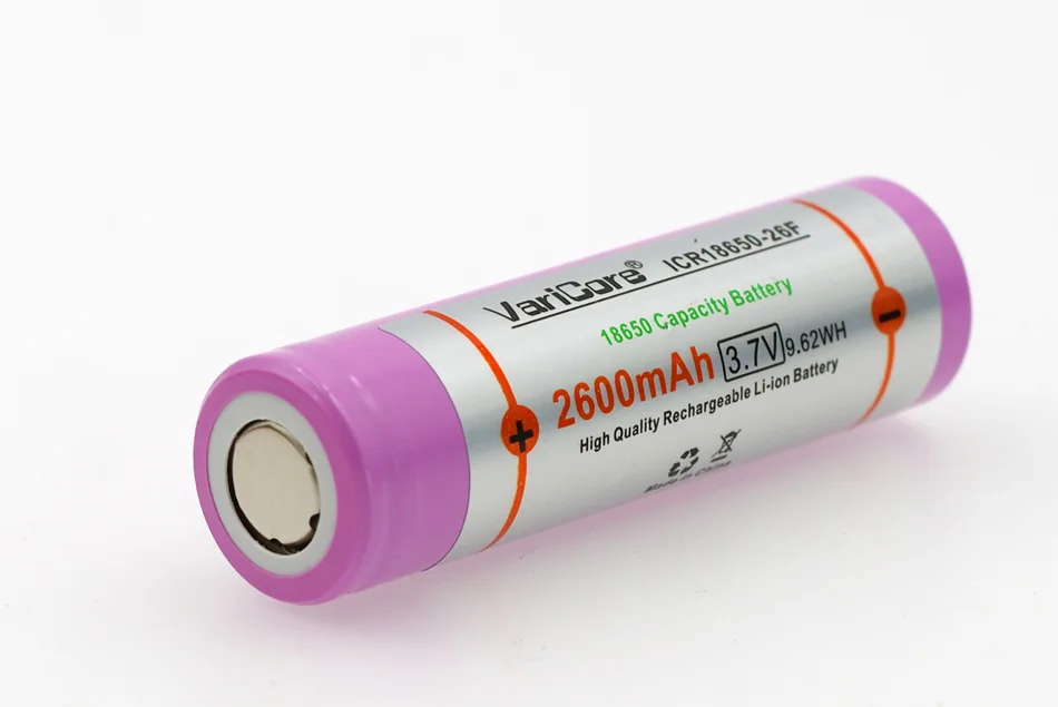 Комплект из 2 предметов новинка оригинальный 18650 ICR18650-26F м 2600 мА/ч литий-ионный