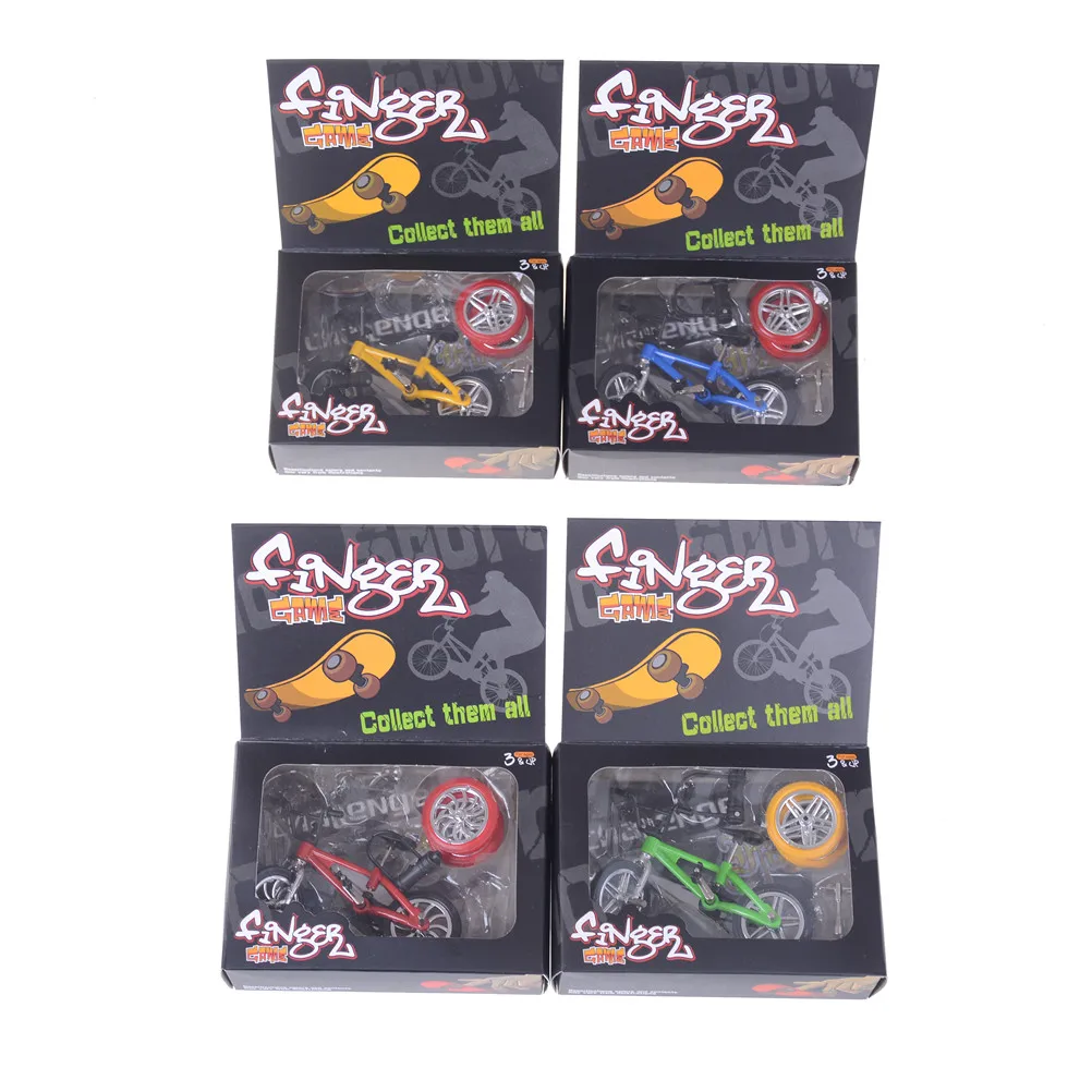 

Mini Finger BMX Bicycle Flick Trix Finger Bikes Toys Tech Deck Gadgets Novelty Gag Toys For Kids Gifts BMX Bicycle Model Bike