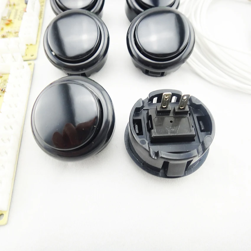 Новый аркадный аксессуар сделай сам 2x USB энкодер ПК для джойстика + Zippy джойстик 20x