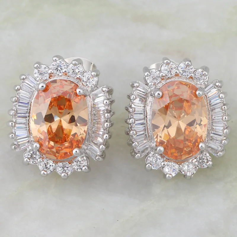 Модные ювелирные изделия фирменный дизайн шампанского кубического циркония