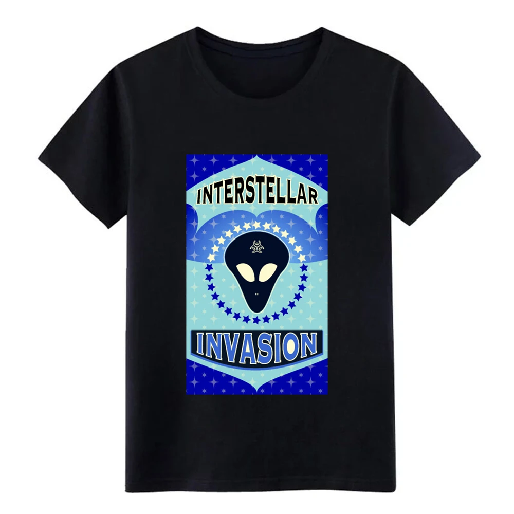 Мужская футболка Interstellar Alien Invasion индивидуальная хлопковая S-3xl однотонный подарок