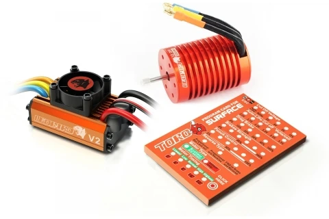 Skyrc Leopard 3300KV/12T/2P бесщеточный двигатель + Леопардовый 60A ESC Программа Card Combo для 1/10