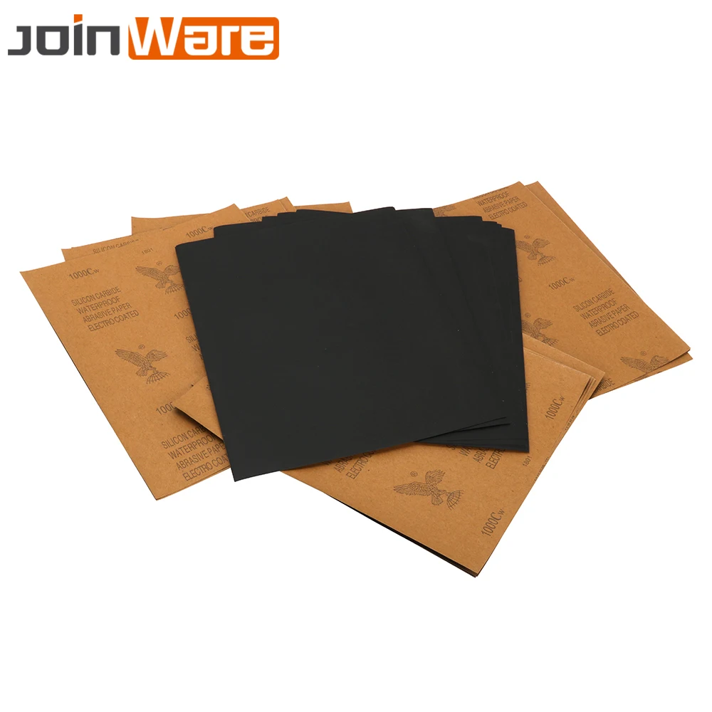 

20 Sheets 9" x 11" Wet/Dry Sandpaper Waterproof Abrasive Paper Sand Paper For Metal Polishing Grinding 80~2000 Grit 280 X 230MM