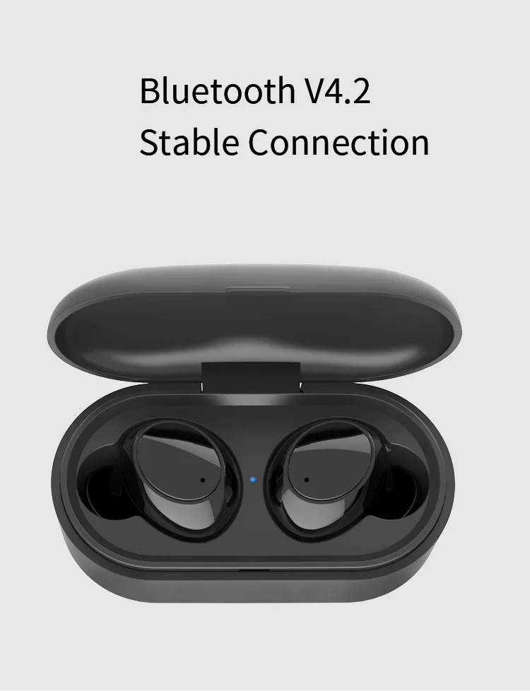 ABDO беспроводные наушники Беспроводной гарнитура Bluetooth Y1 наушники-вкладыши Tws с Близнецов с зарядным устройством