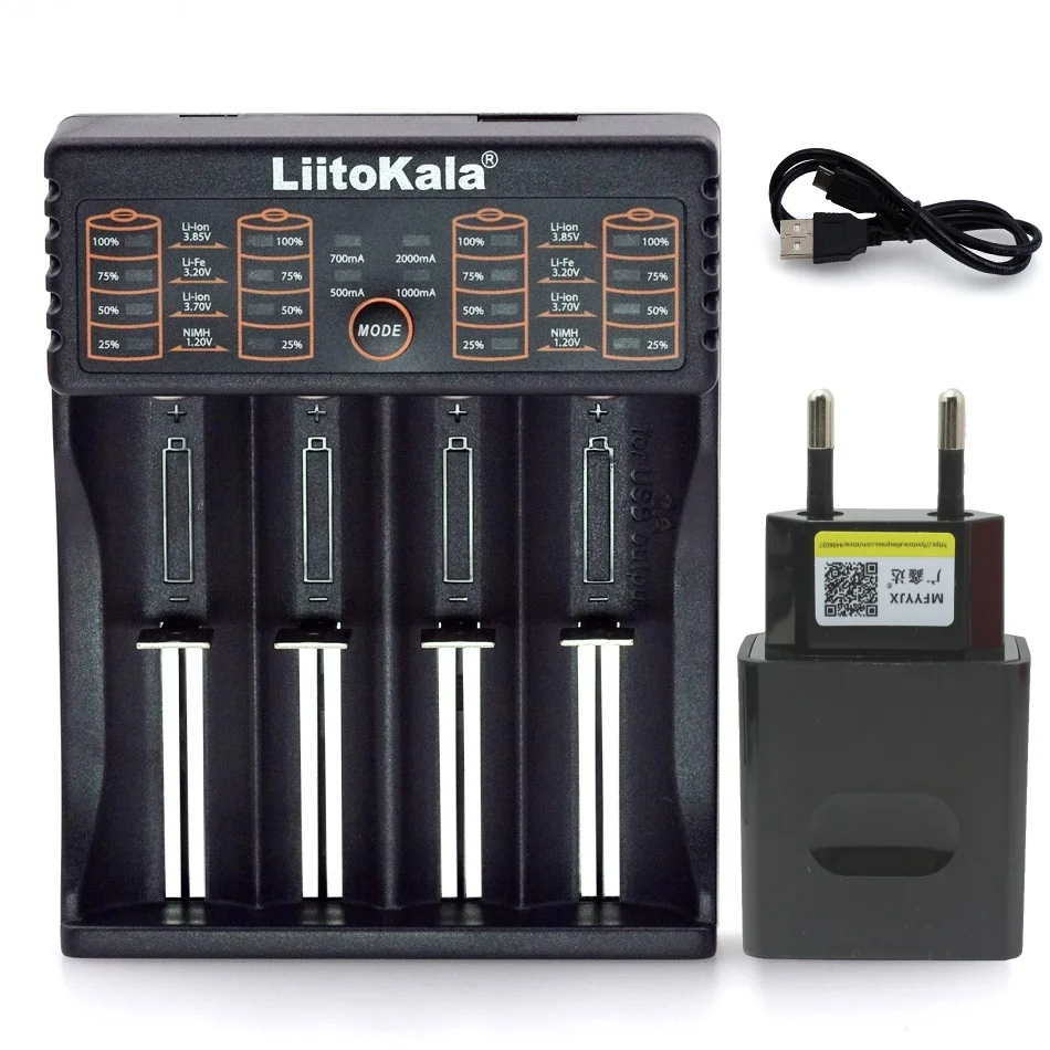 Liitokala Lii-402 S1 S2 PD4 20700B LCD 3 7 v 18650 18350 18500 21700 20700 10440 26650 литий-ионный аккумулятор