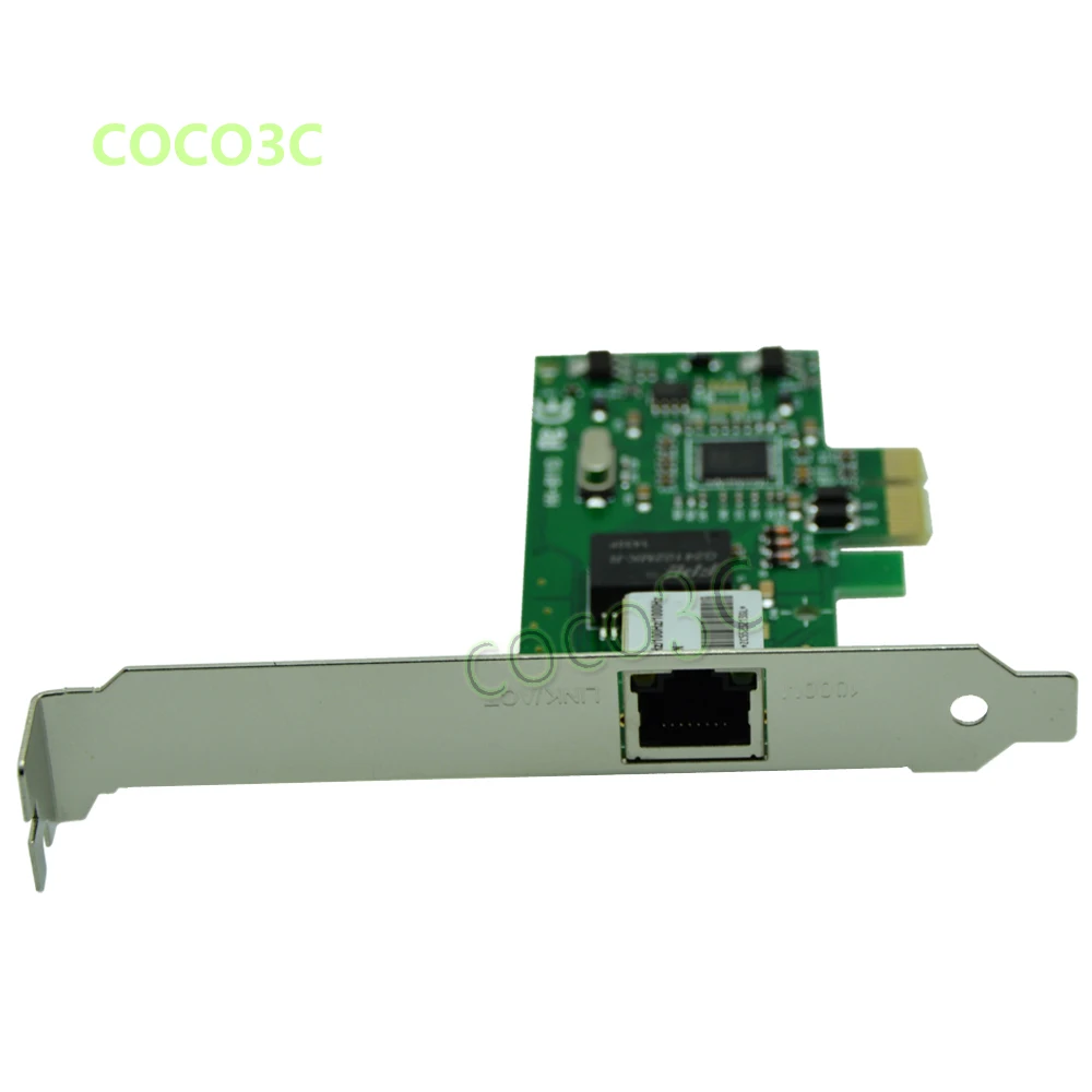 Настольный сетевой контроллер 1000 Мбит/с Gigabit Ethernet карта PCI e к RJ45 Lan адаптер
