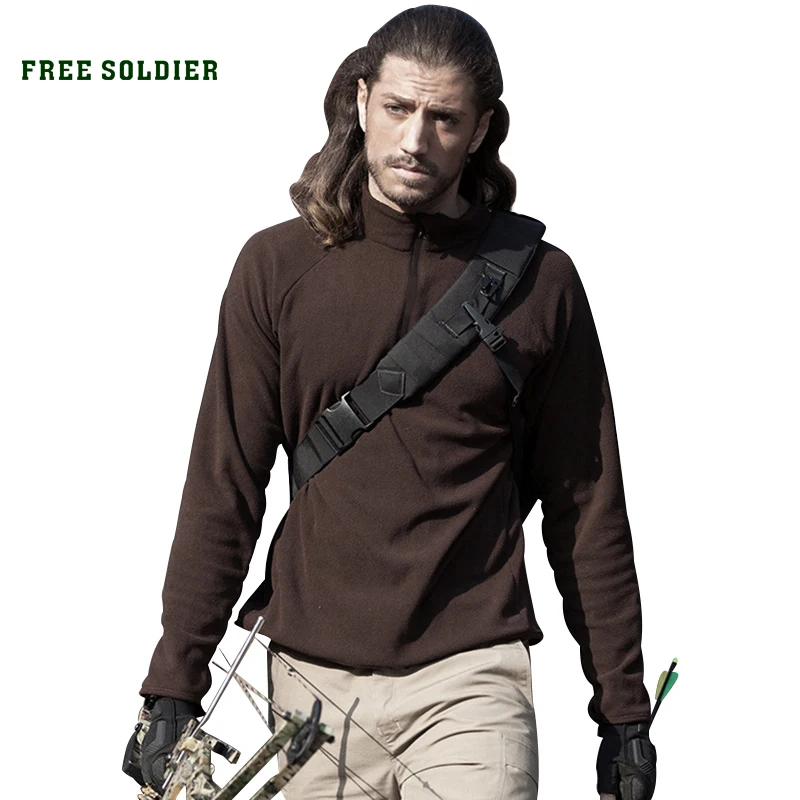 

FREE SOLDIER Толстовка windrunner с длинным рукавом и высоким воротником Тактическая специализированная утепленная куртка Локальная доставка