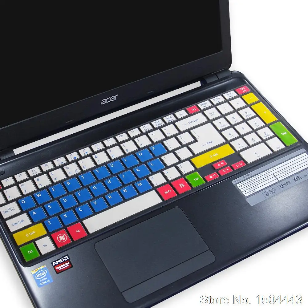 15 6-дюймовый чехол для клавиатуры защитная пленка Acer Aspire 5755 E1-510 asus | Компьютеры и