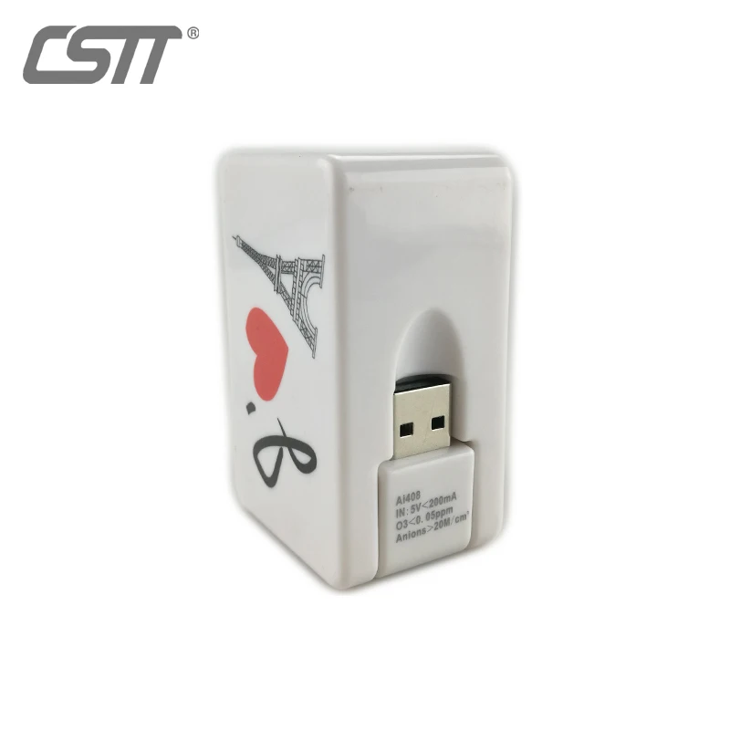 CSTT портативный очиститель воздуха и мини USB Отрицательные ионы стерилизатор