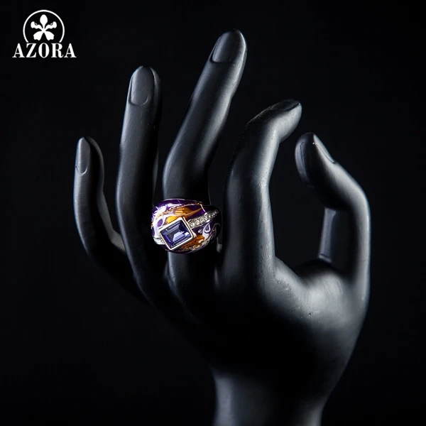 Азора королевский дизайн белого золота Цвет Stellux австрийского хрусталя