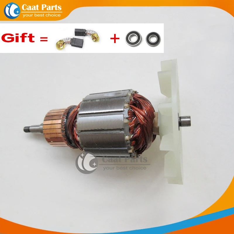 

AC 220-240V Drive Shaft Electric Abrasive belt Sander Armature Rotor for Makita 9404 9920 9903 9902 , High-quality!