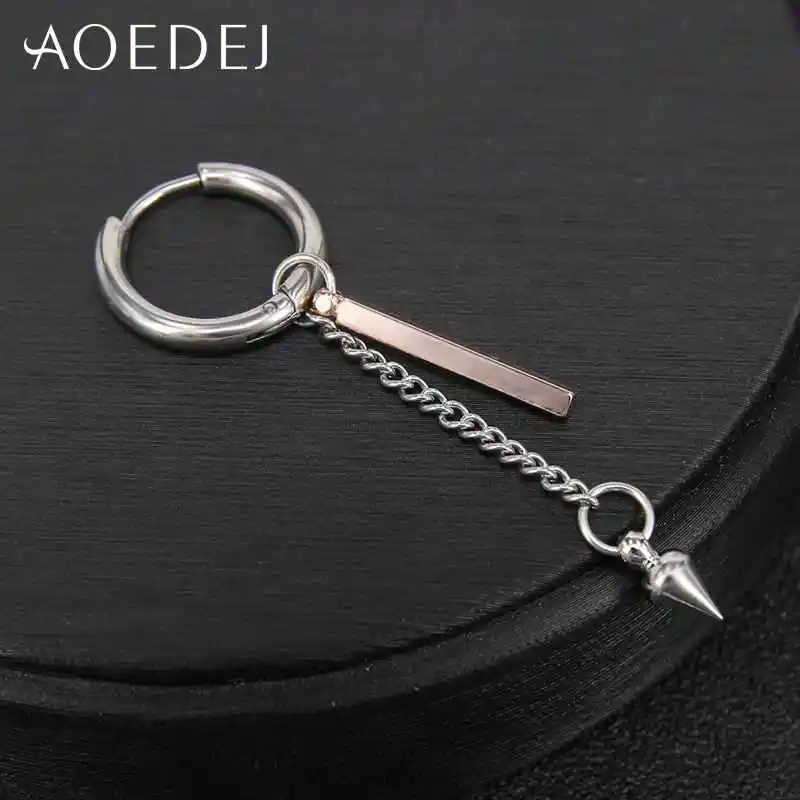 AOEDEJ модные ювелирные серьги корейские серьги Kpop аксессуары для мальчиков Аксессуары для альбомов длинное кольцо с кисточкой серьги