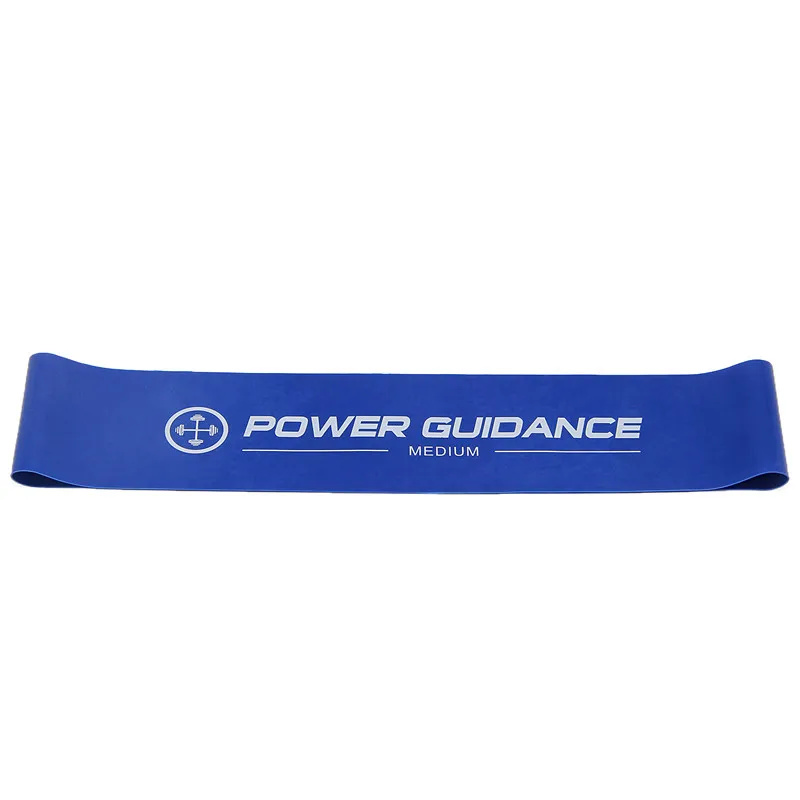Blue Power Guidance латексные резистивные ленты для фитнеса набор-Йога упражнения спортивный ремешок для ног и рук-сумка для переноски - Цвет: Blue