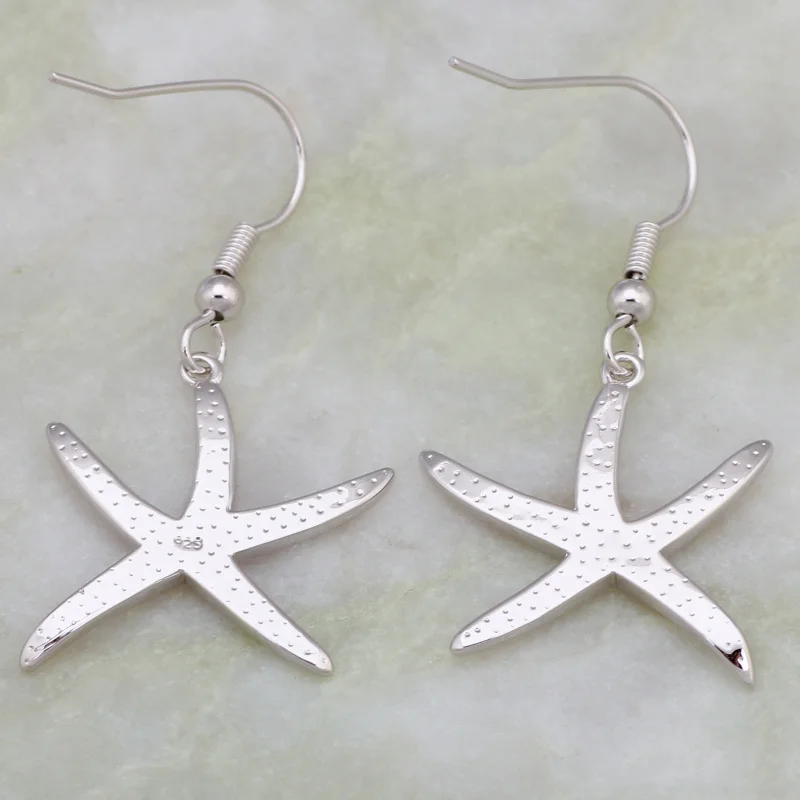 Серьги-капельки с голубым огненным опалом серебряного цвета | Украшения и