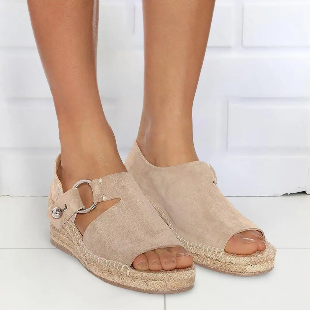 SHUJIN/обувь на танкетке женские босоножки высоком каблуке удобные летние Chaussures Femme