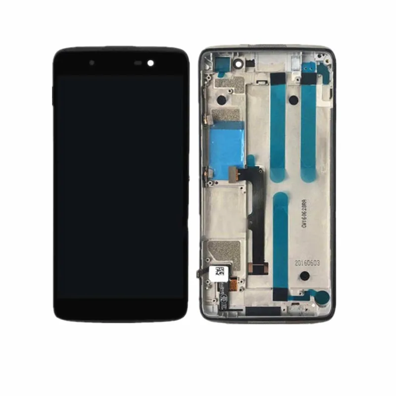 Полный ЖК дисплей + дигитайзер сенсорного экрана рамка в сборе для Alcatel One Touch Idol 4