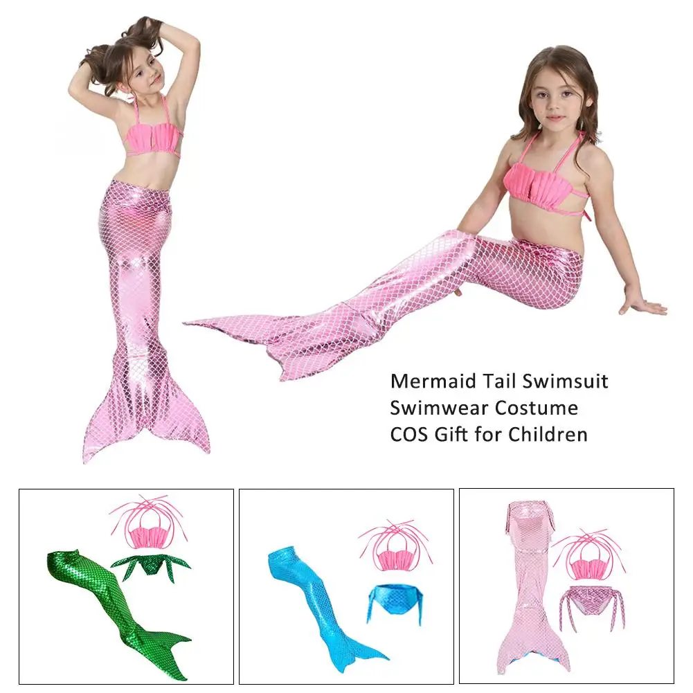 Набор русалки костюм для косплея детское платье принцессы бюстгальтер брюки