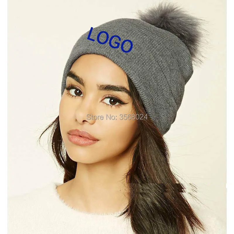 10 шт./партия трикотажная Шапка бини с помпоном|knitted cap|beanie skullpom beanie |