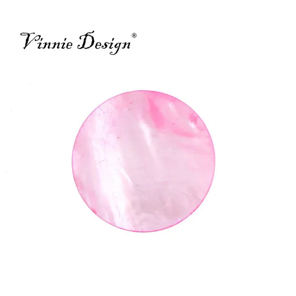 Vinnie Дизайн Ювелирные изделия 33 мм Munt Roca персиковая ракушка монета для моя кулон