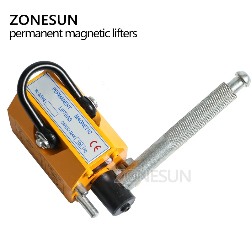 Портативный Магнитный подъемник ZONESUN 100 кг металлический подъемный инструмент