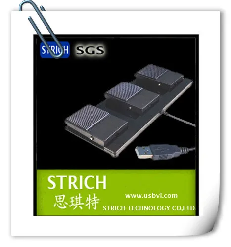 usb foot controlled switch/foot pedal pad/Keyboard Mouse Control Foot Pedal/switch |
