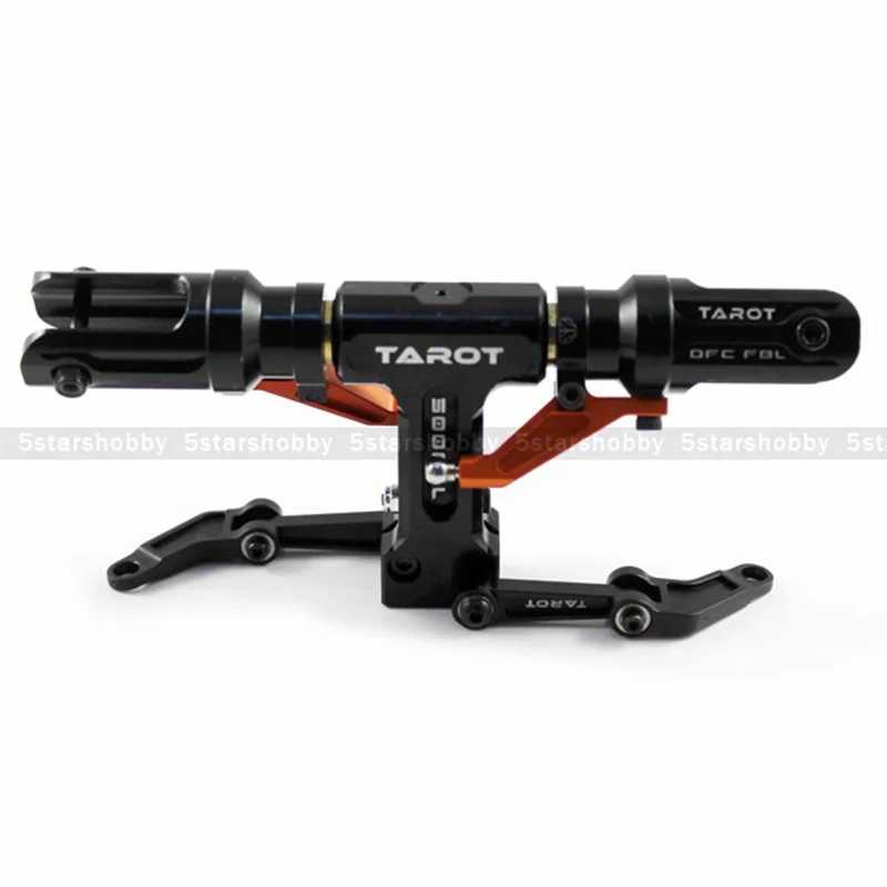Головка главного ротора Tarot 500 Flybarless для вертолета Trex черного и оранжевого